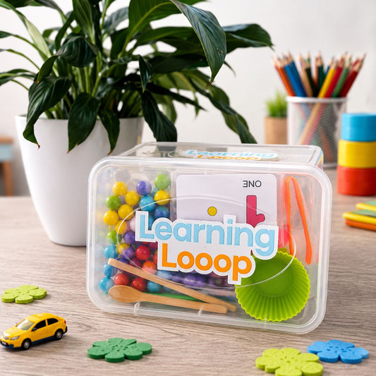 Wooden Number Counting Game Set